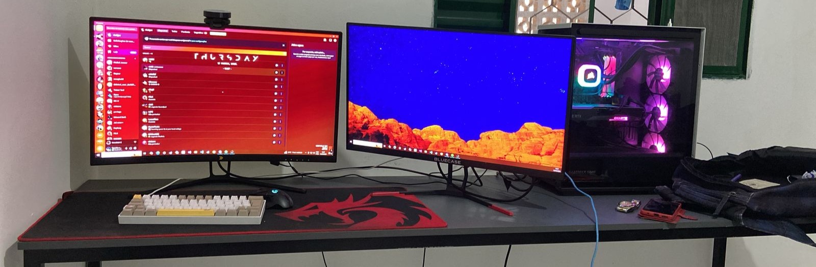 Meu setup de trabalho